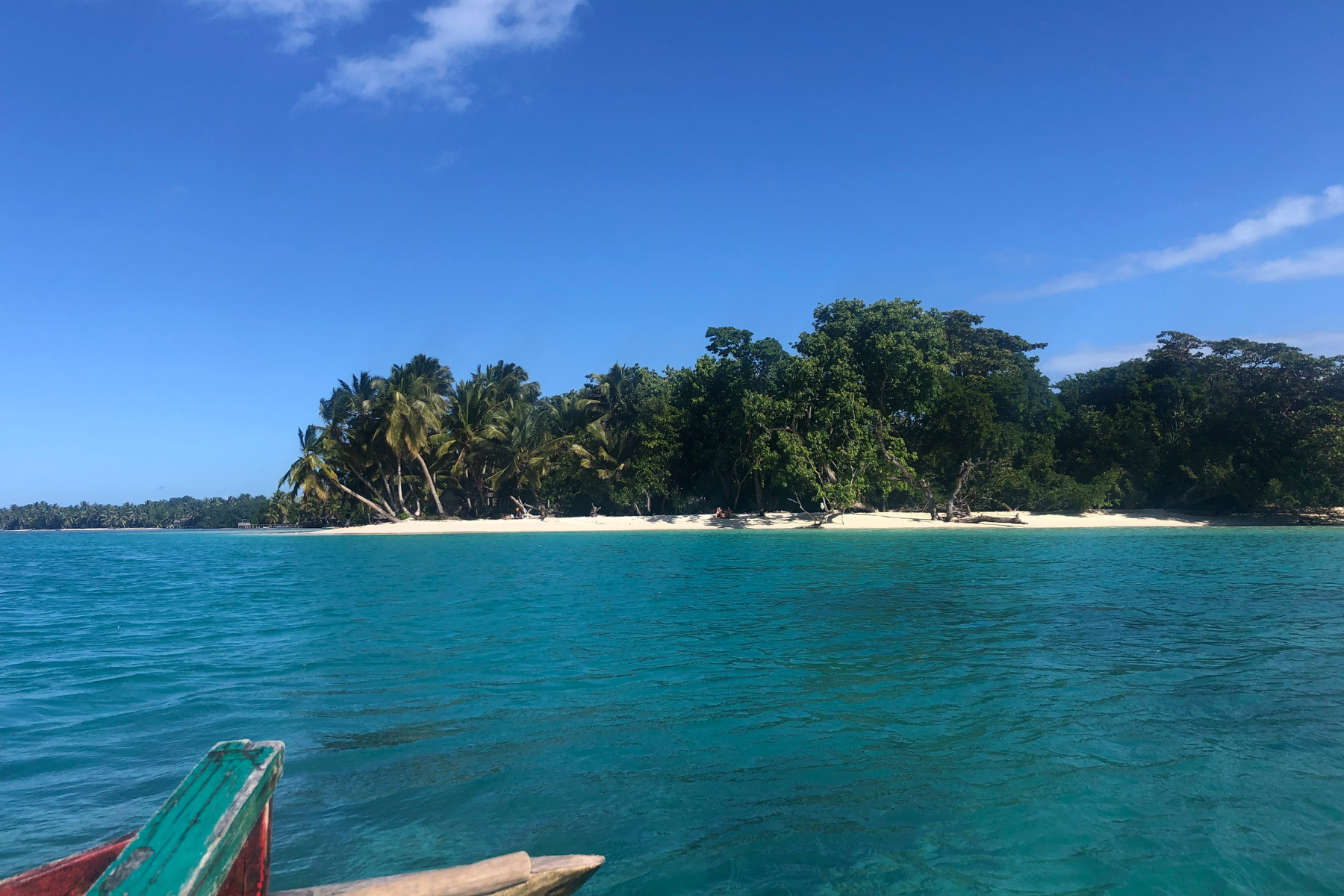 La belle vue de l'île aux Nattes