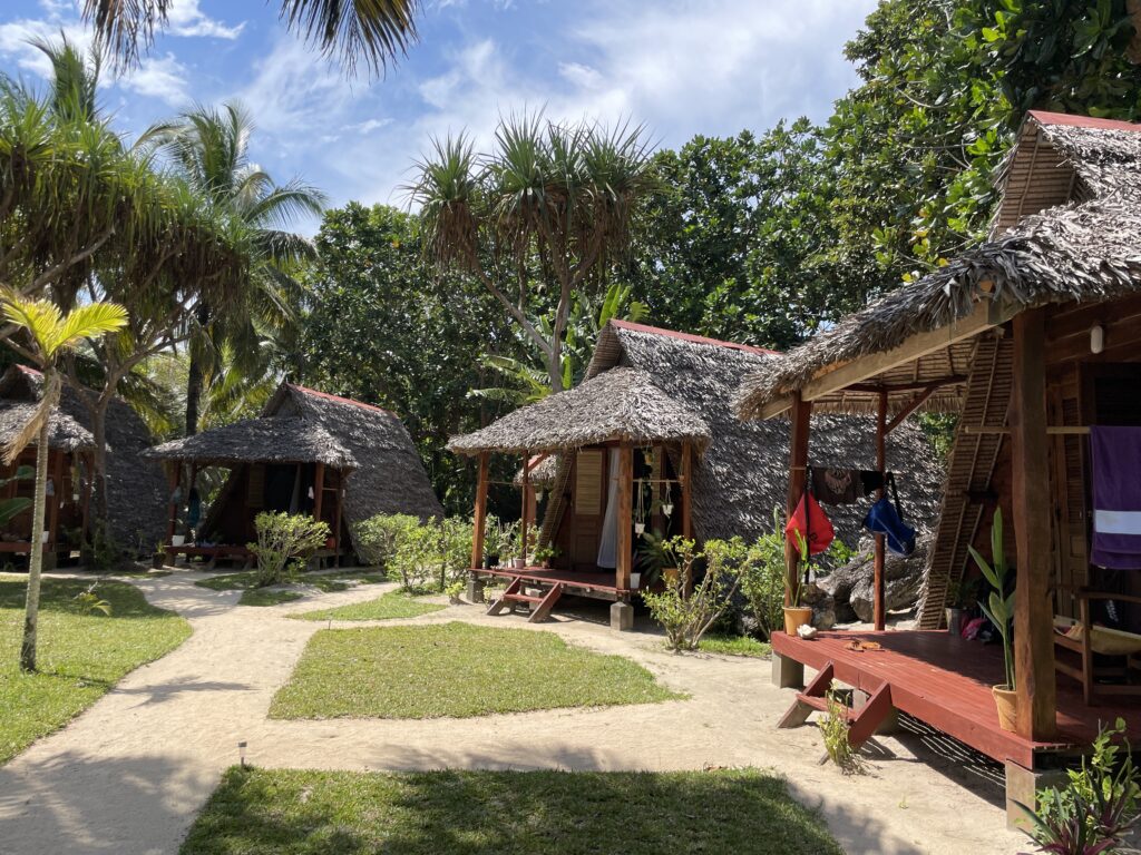 The bungalows at Aurora Lodge