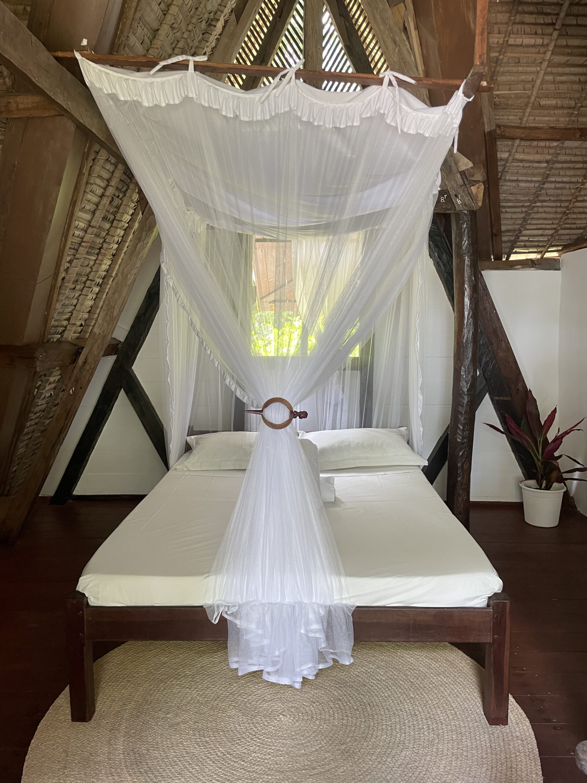 Bedroom in Family Bungalow at Aurora Lodge Ile aux Nattes