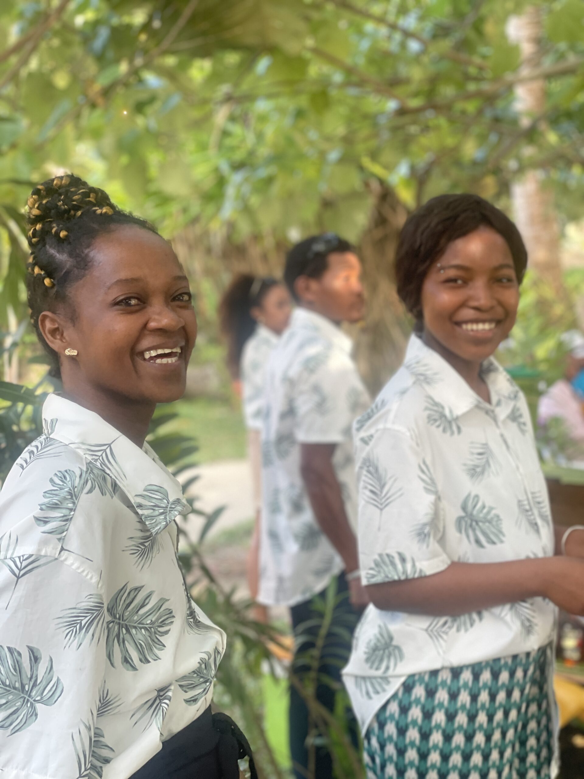 Smiles and safety at ile aux Nattes and Sainte Marie