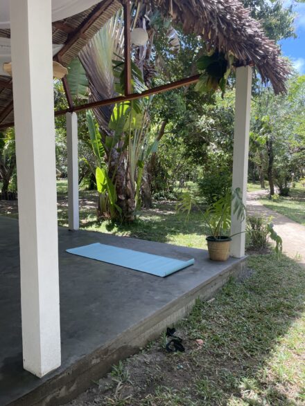 Yoga Studio at Aurora lodge in Madagascar