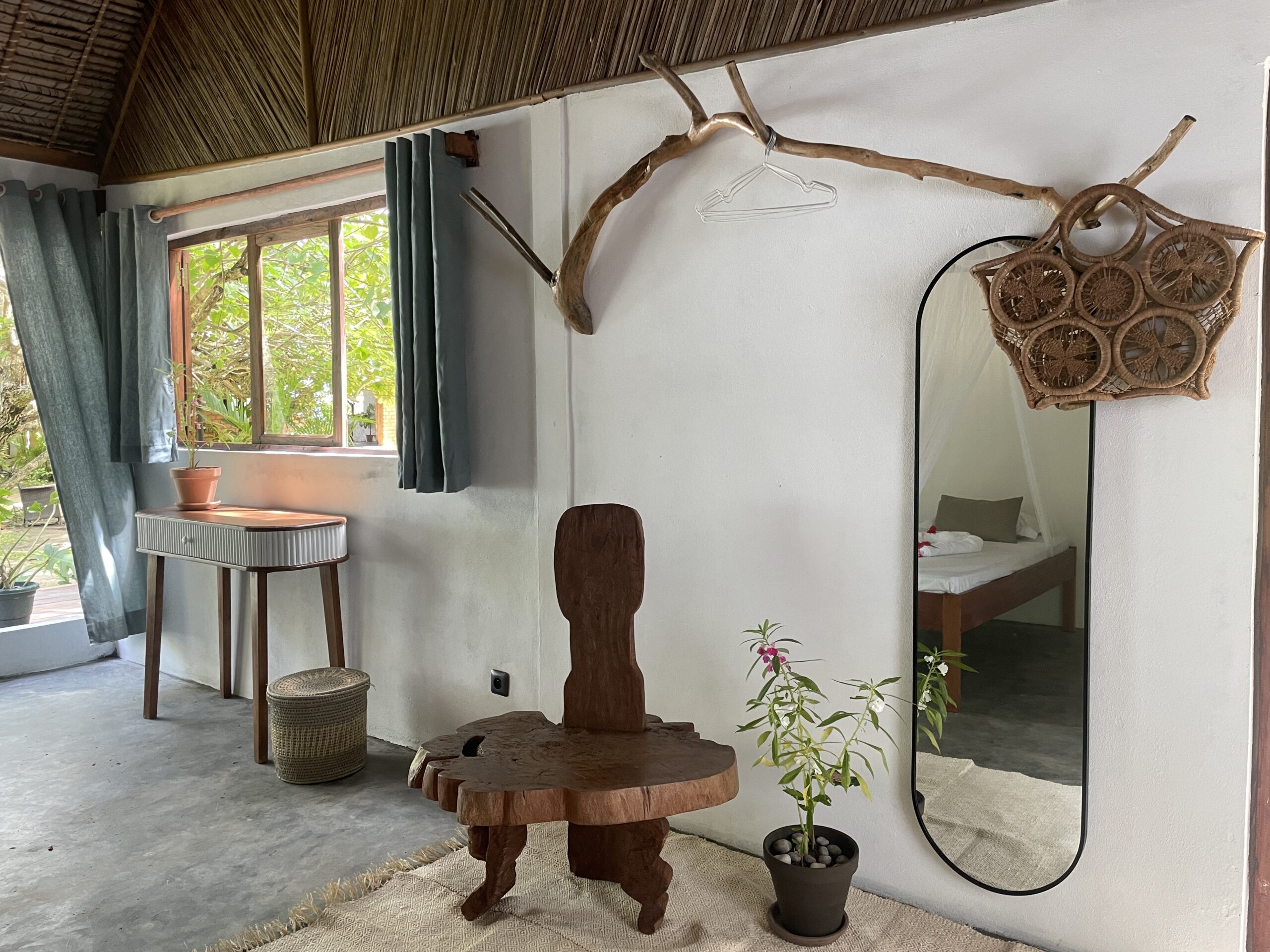 Decorations at the comfort bungalow at Aurora Lodge Ile aux Nattes