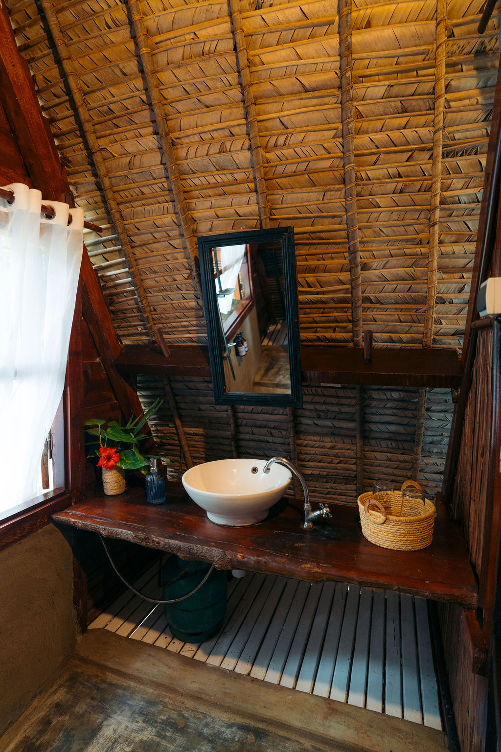 Badeværelset i Comofrt Bungalow
