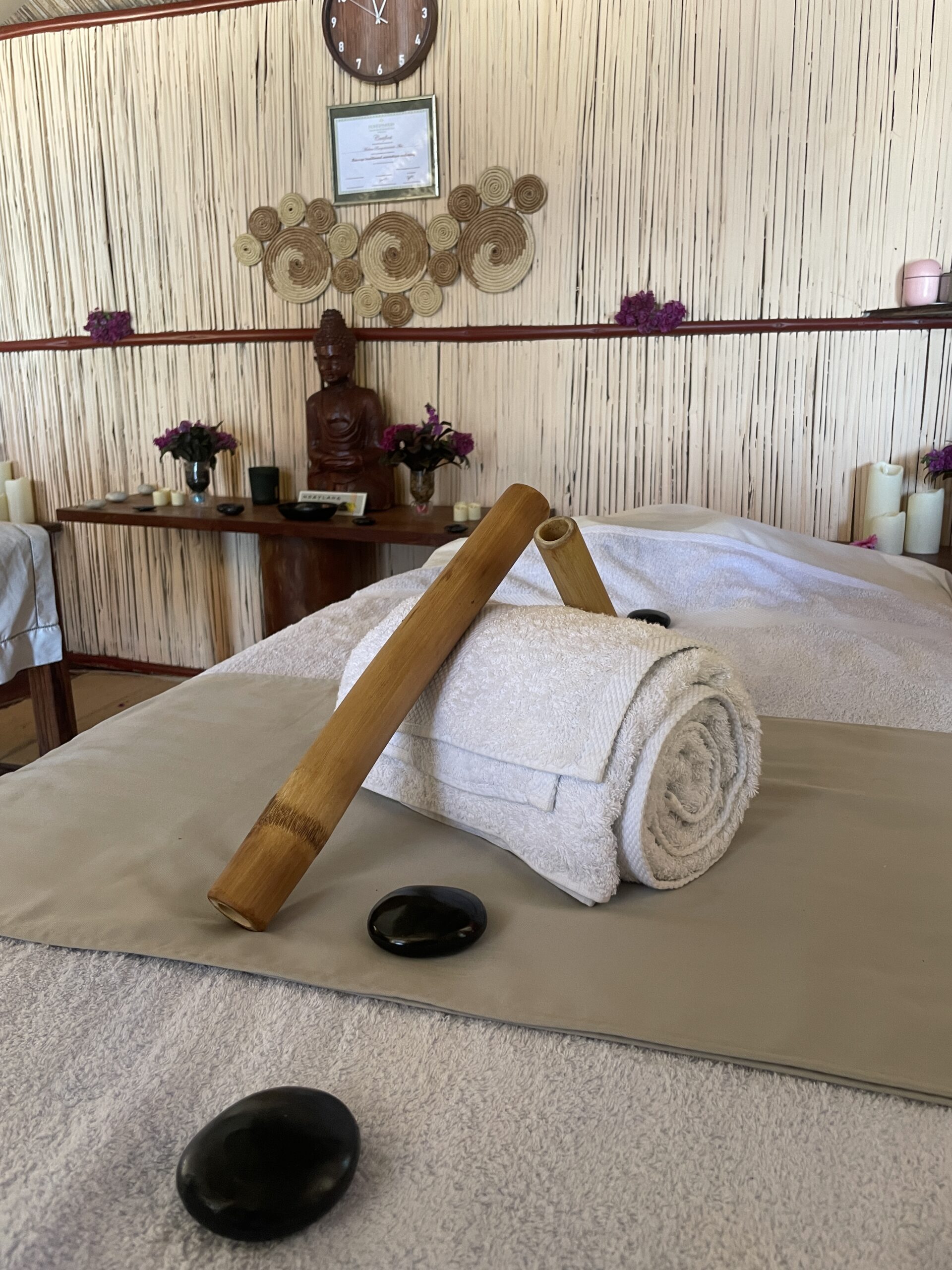 NosYlang Massage Salon ready for action at Ile aux Nattes